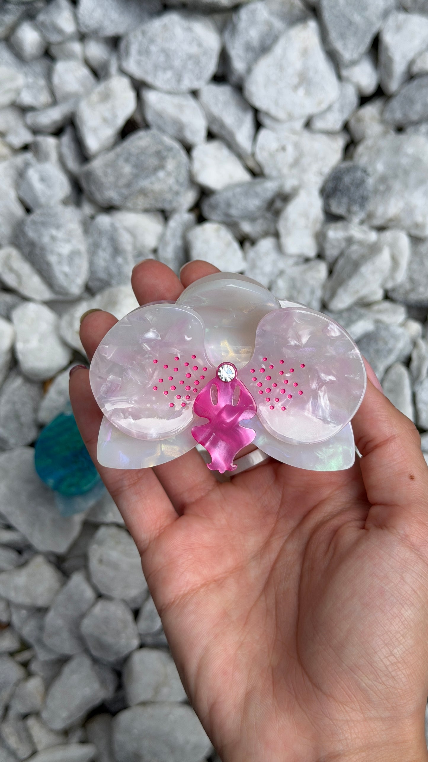 Orchid Hair Clip