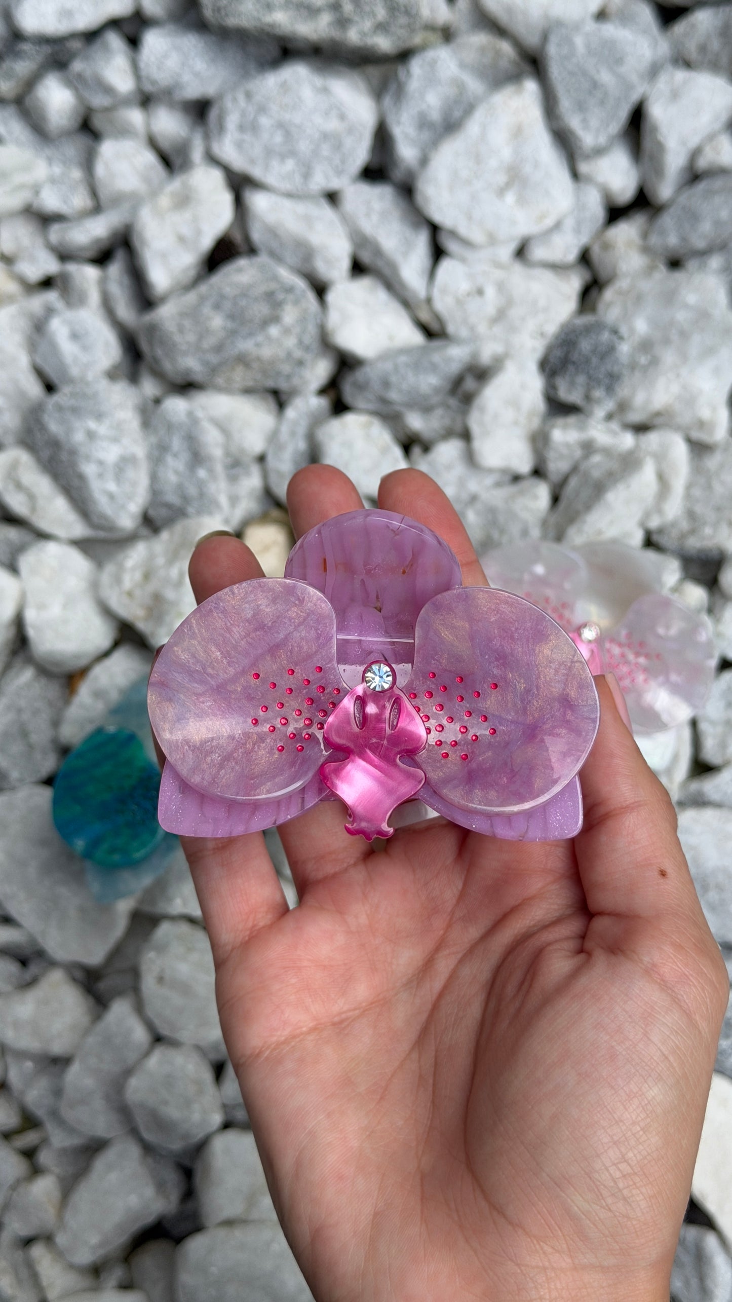 Orchid Hair Clip