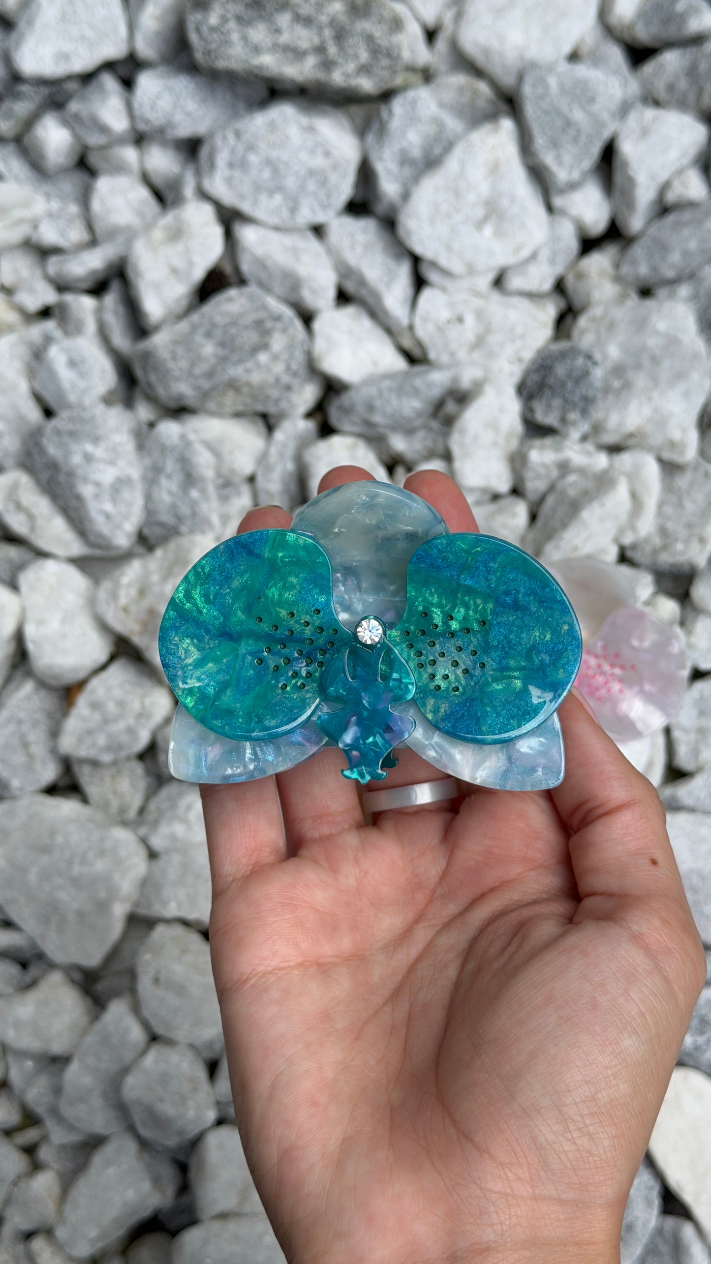 Orchid Hair Clip