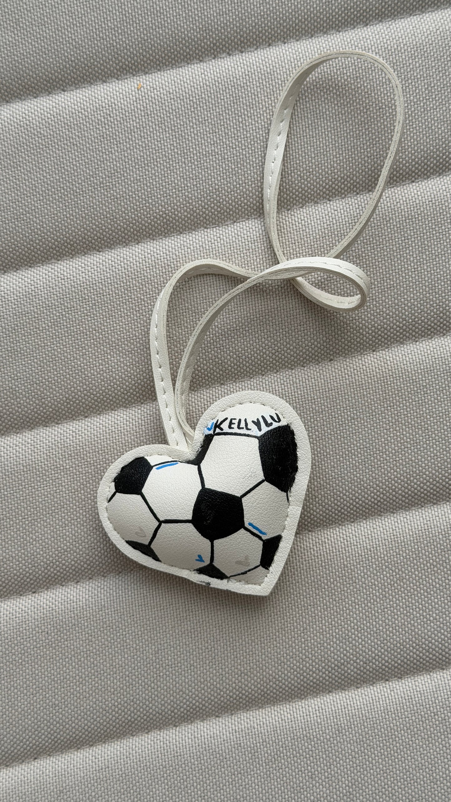 Team Bag Charm {choose your team} hand painted