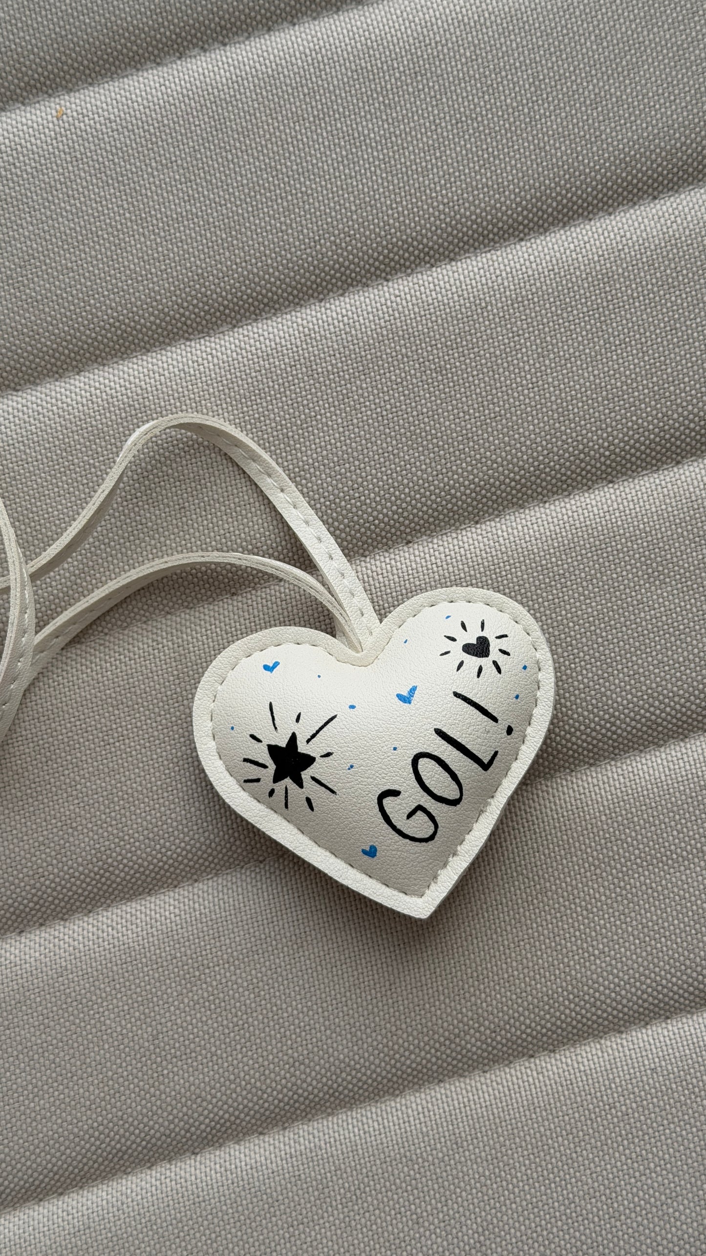 Team Bag Charm {choose your team} hand painted