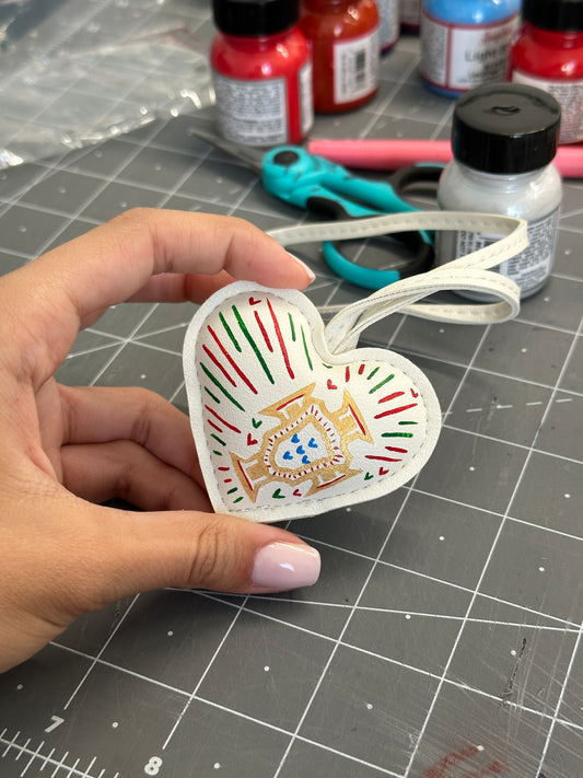 Team Bag Charm {choose your team} hand painted